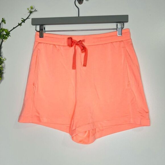 Lou & Grey for LOFT Flourescent Coral Orange Soft Lounge Shorts - Picture 1 of 7